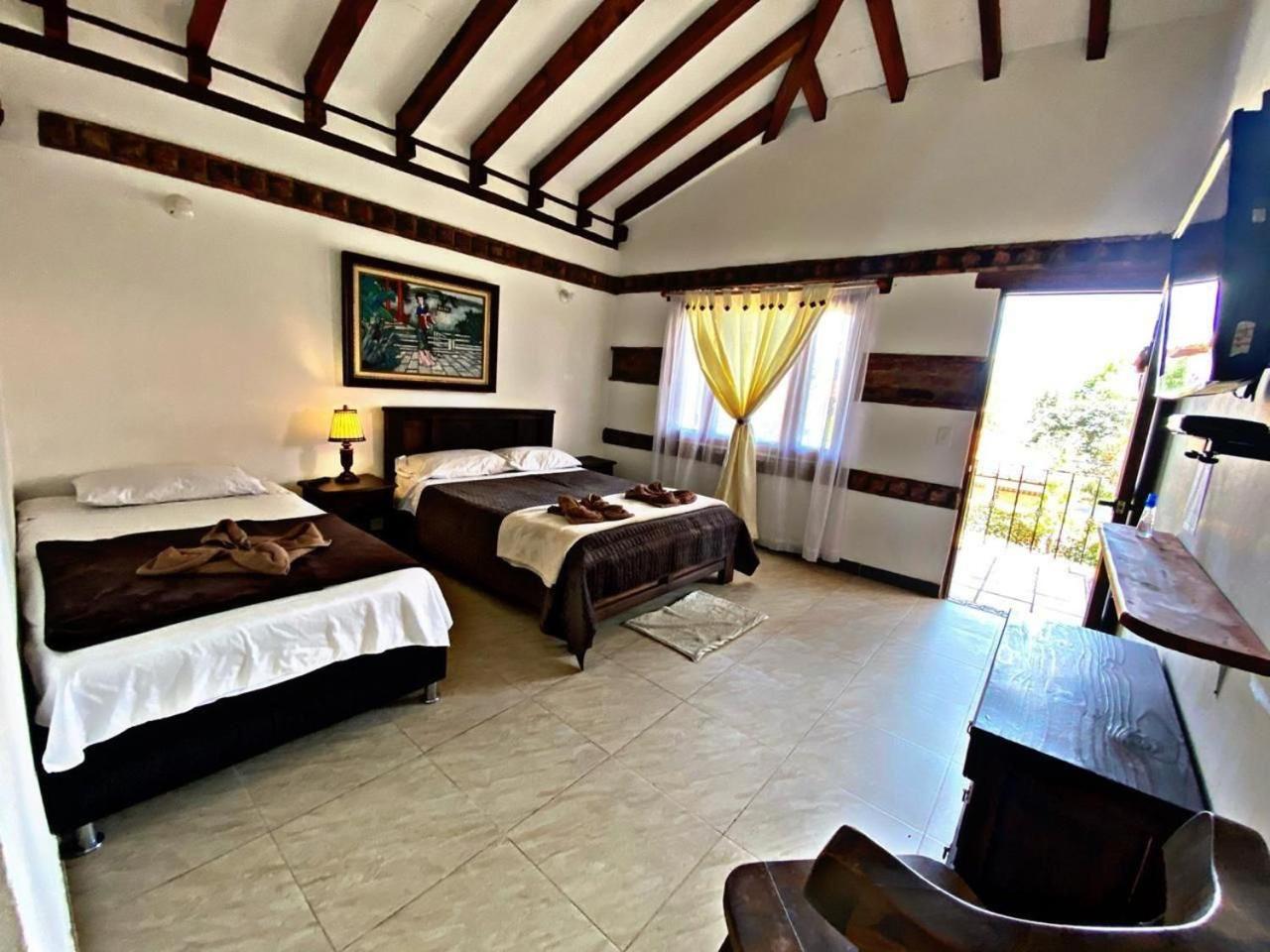 Hotel Casa Cantabria Campestre Villa de Leyva Exterior foto