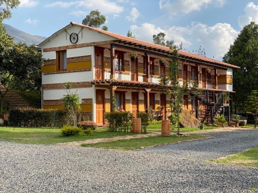 Hotel Casa Cantabria Campestre Villa de Leyva Exterior foto