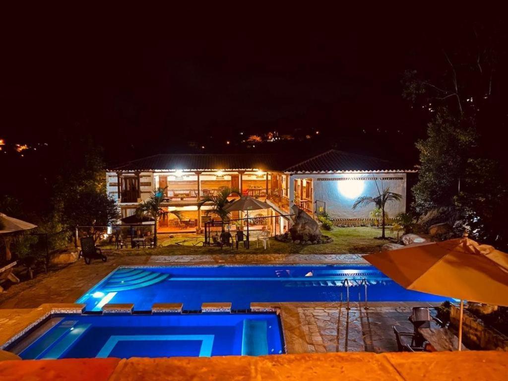 Hotel Casa Cantabria Campestre Villa de Leyva Exterior foto
